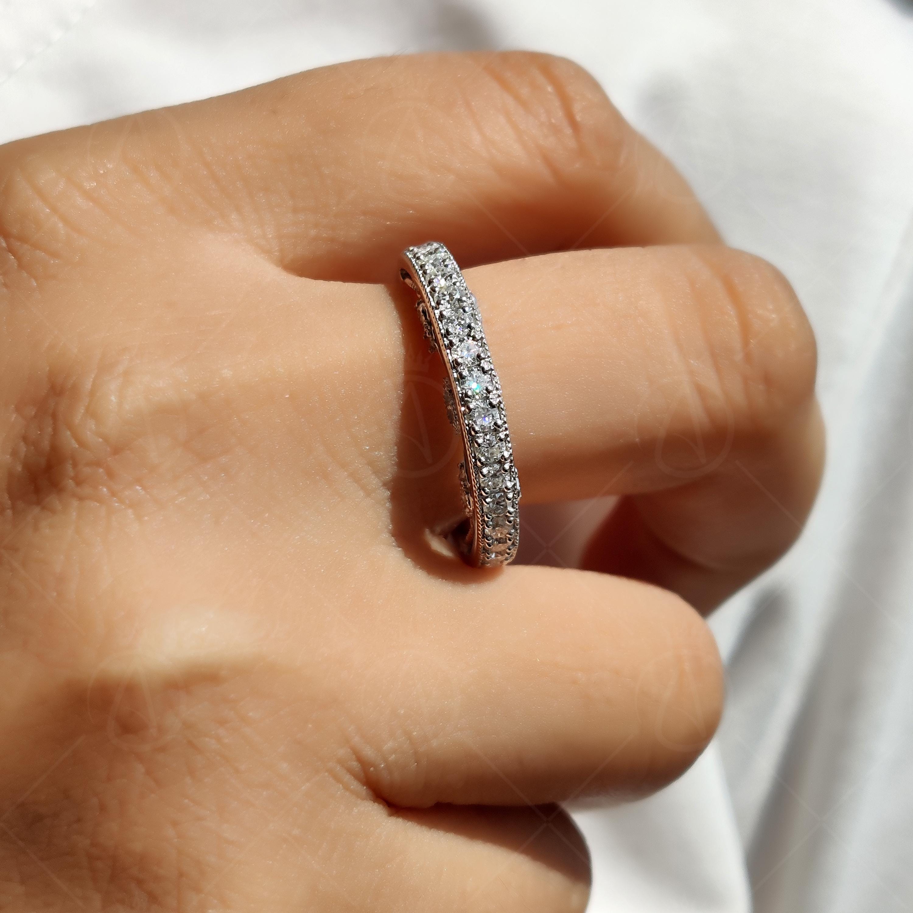 Antique Art Deco Stackable Wedding Bands