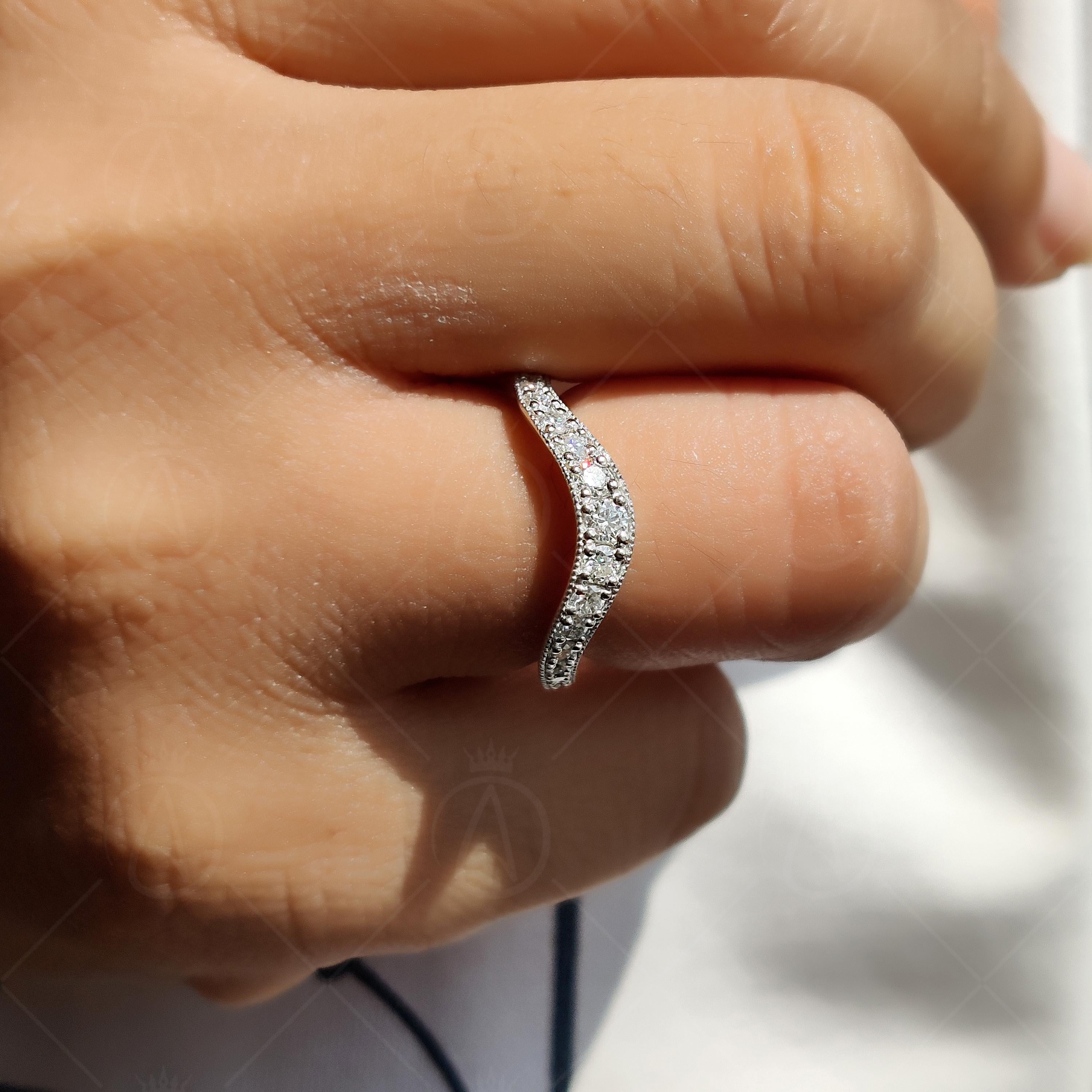 U Shape Stackable Contour Matching Band For Women